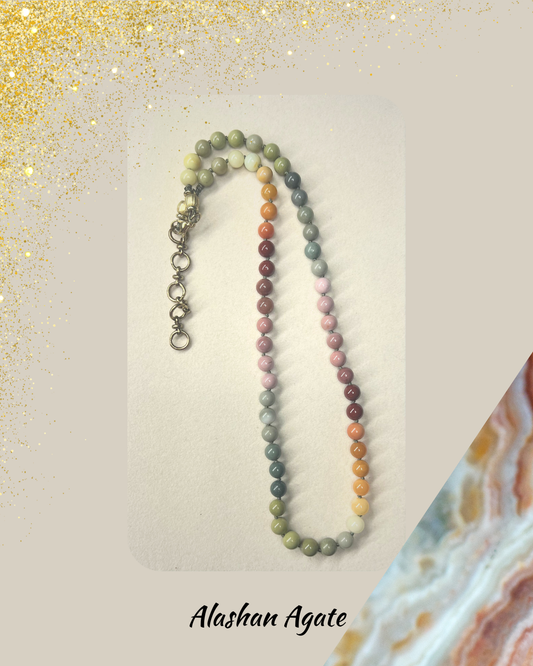Hand Knotted Gemstone Necklaces