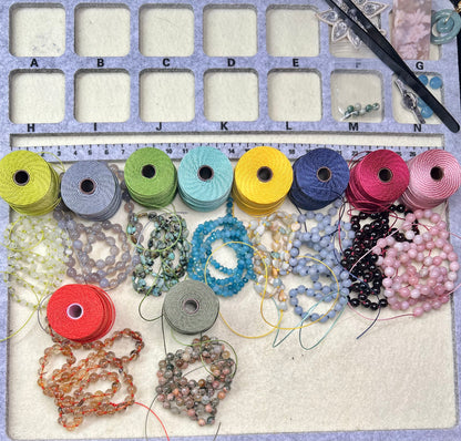 Hand Knotted Gemstone Necklaces