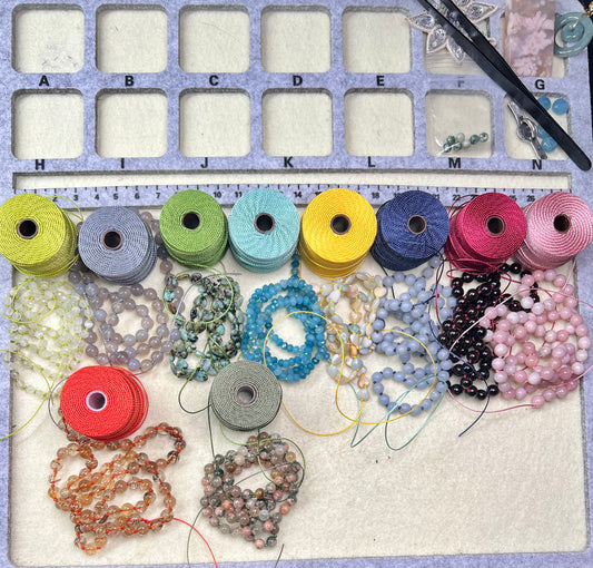 Hand Knotted Gemstone Necklaces