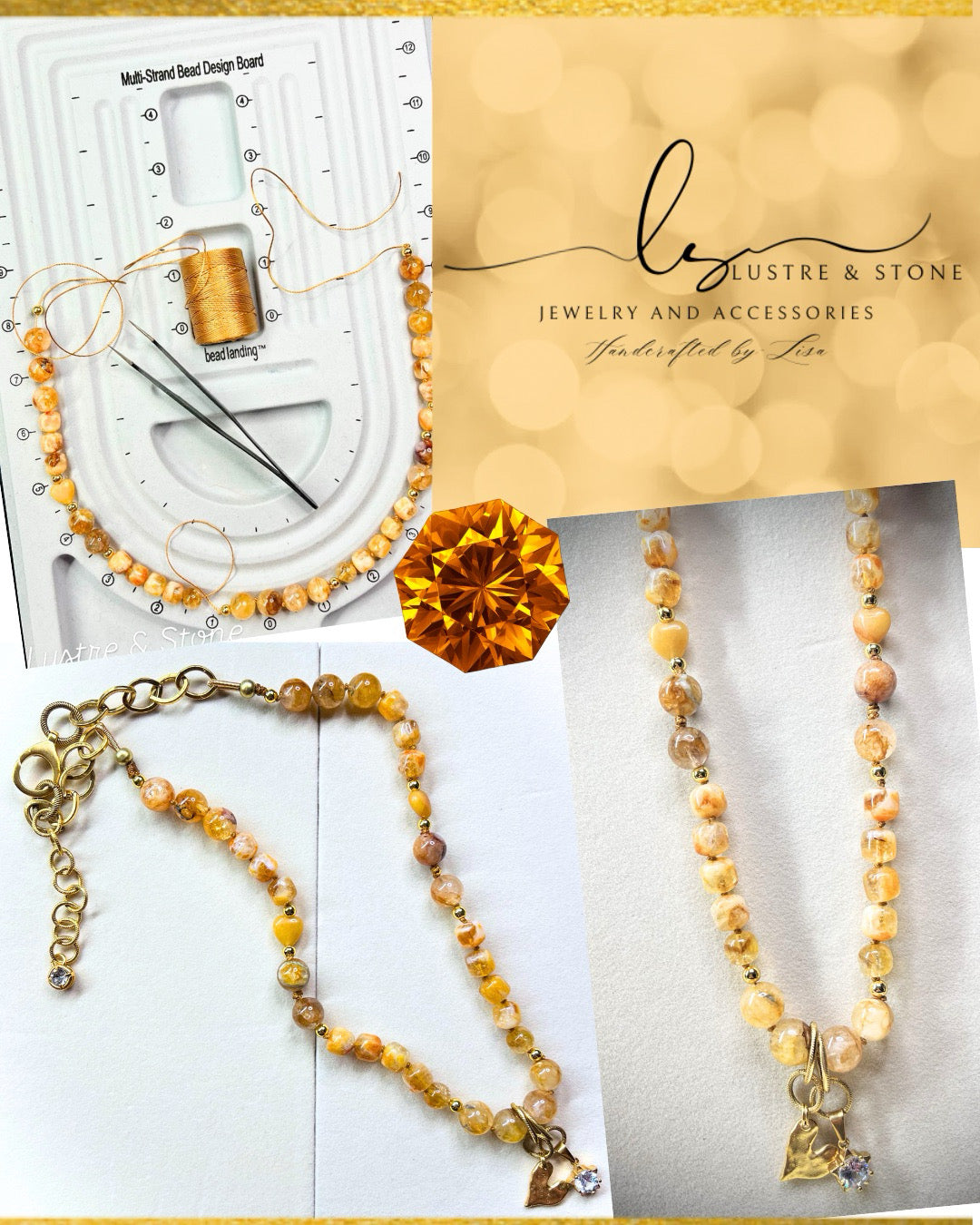 Hand Knotted Gemstone Necklaces